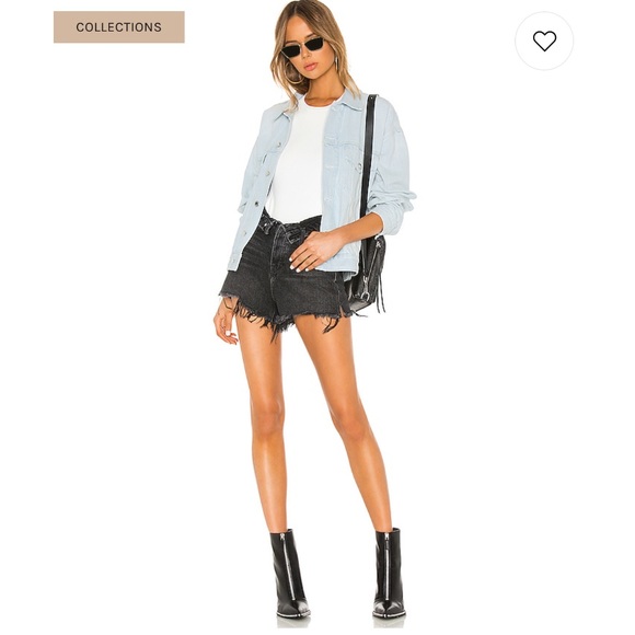Alexander Wang Pants - ALEXANDER WANG x Denim Bite Flip Shorts